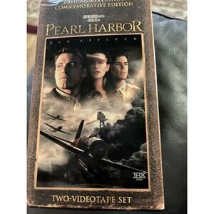 Pearl Harbor (VHS, 2001, 2-Tape Set, Pan Scan 60th Anniversary Commemorative...